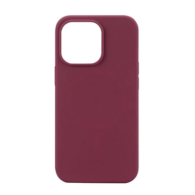 blackweb iPhone 13 Pro MagSafe Compatible Lightweight Silicone Phone Case (BWA22WI624C-Peach, BWA22WI603C-Black, BWA22WI623C-Green, BWA22WI626C-Plum), Full Protection