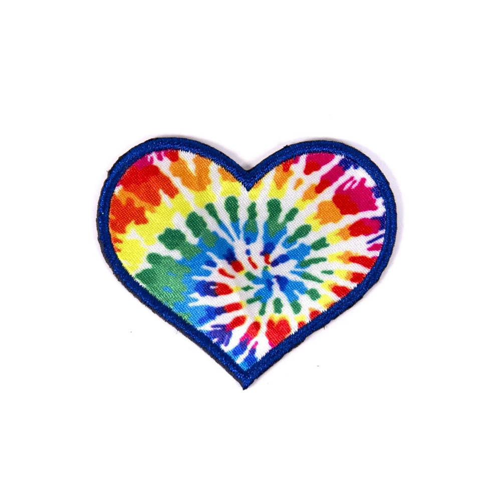 Retro Pop Tie Dye Heart Patch by Horizon Group Usa