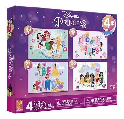 Buffalo Games - Le puzzle Disney Princess Kids Multipack - en 48, 72, 100 pièces