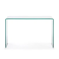 TABLE CONSOLE MOYENNE EN VERRE DE LA COLLECTION HEAVENLY