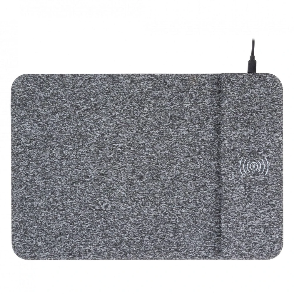 Tapis de souris sans fil Allsop PowerTrack Qi - Gris