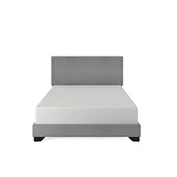 Lit plateforme rembourré Skylar avec garniture de tête de clou, par Hillsdale Living Essentials