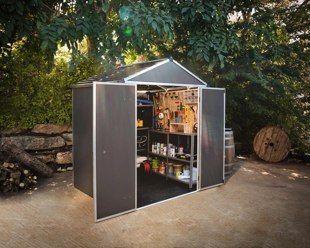 Rubicon 6 ft. x ft. Dark Garden Storage Shed