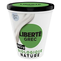 Liberté Greek Organic Plain 0% MF Yogurt