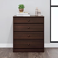 Prepac Astrid Espresso 4-Drawer Dresser