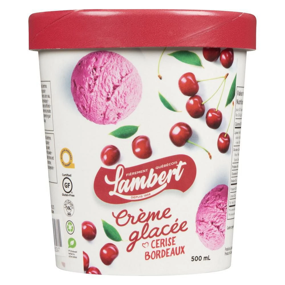 Lambert Bordeaux Cherry Ice Cream, Volume 500ml