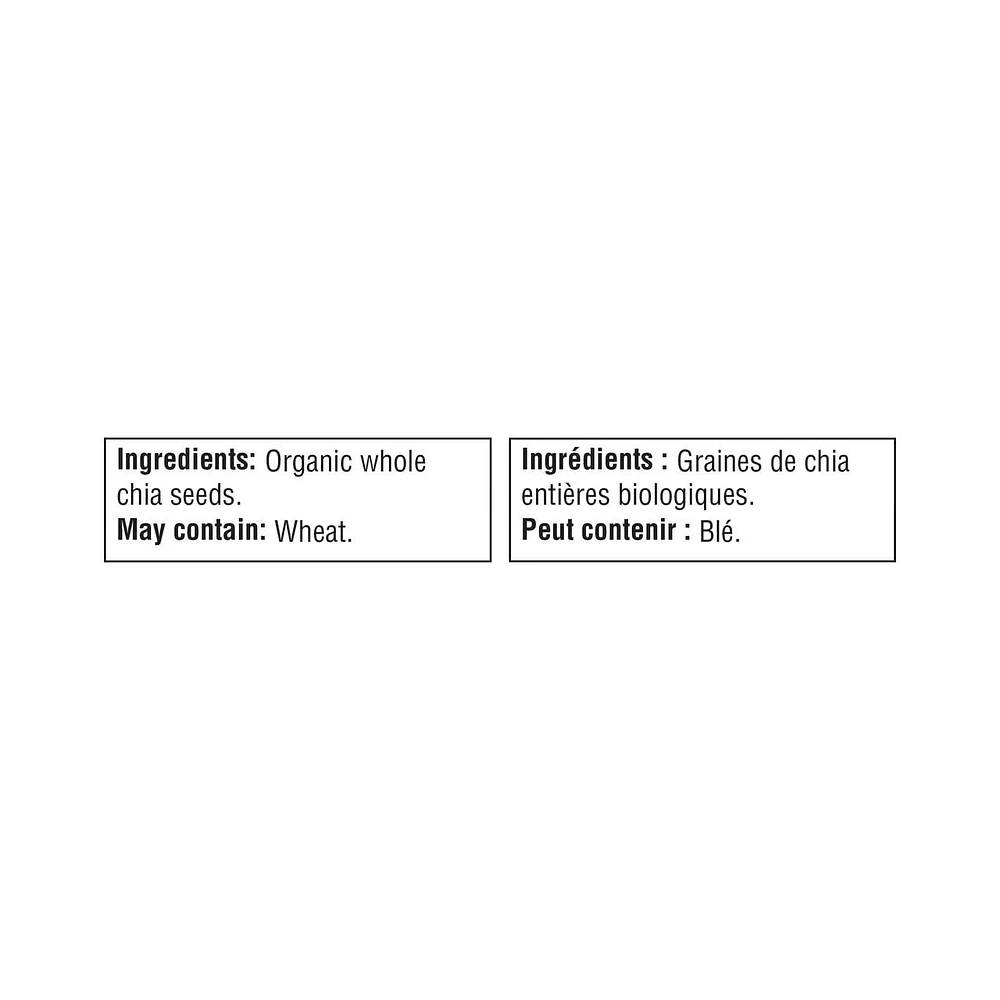 Graines de chia entières biologiques Great Value