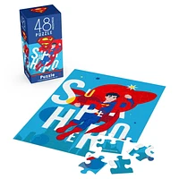Superman, Puzzle de 48 pièces, pour familles et enfants à partir de 4 ans
