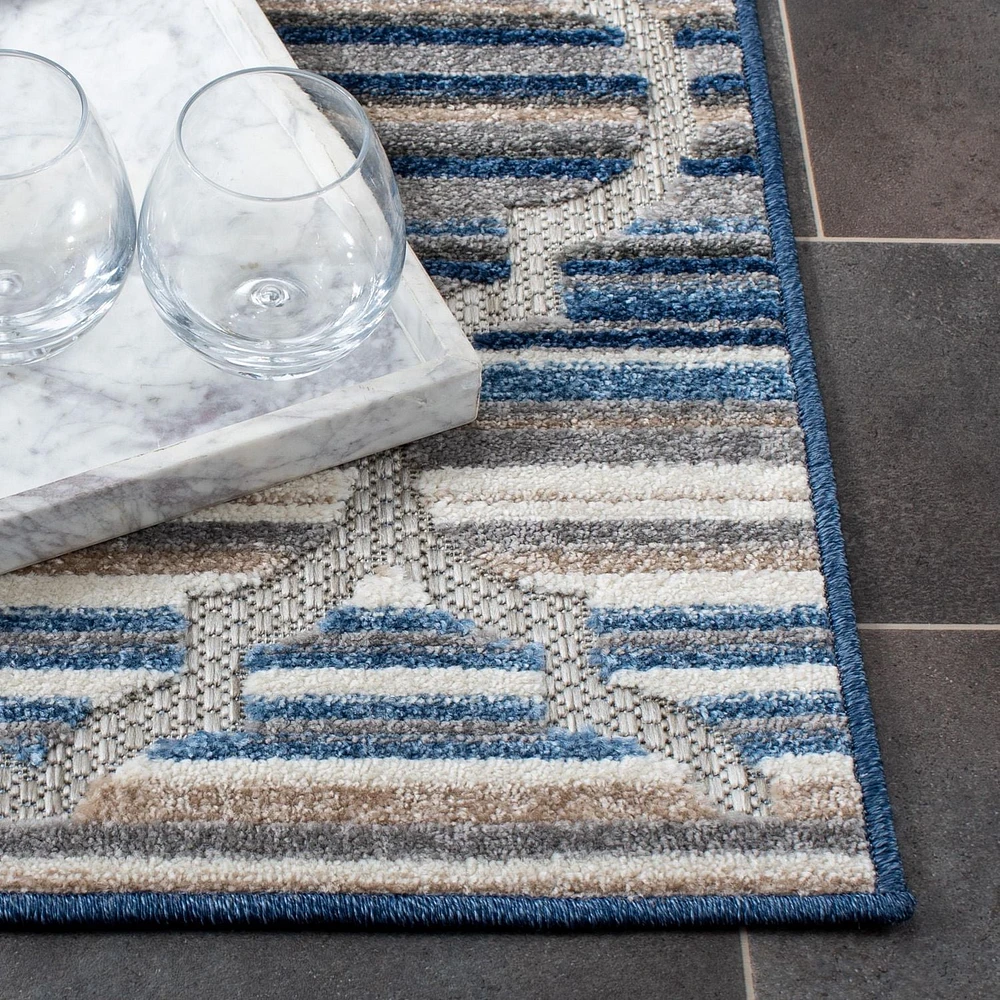 Safavieh Cabana Rorie Tapis Géométrique Extérieur