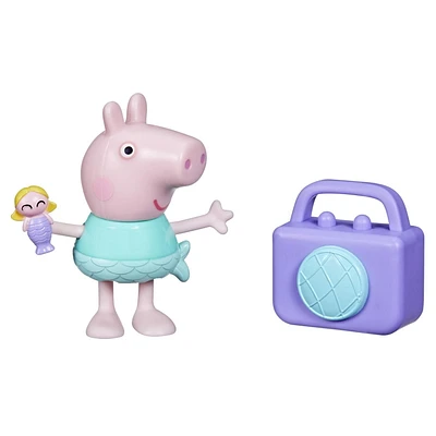 Peppa Pig Peppa’s Club Peppa’s Fun Friends Preschool Toy, Peppa Pig Mermaid Figure, Ages 3 and Up