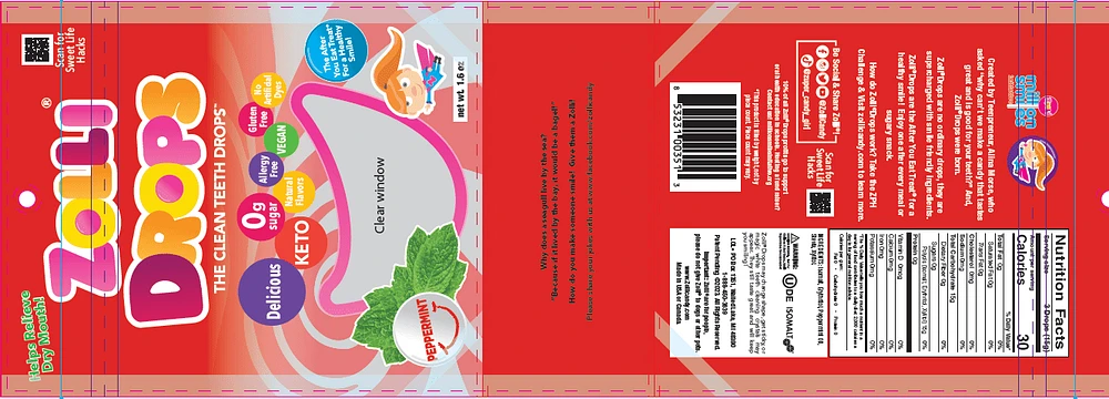 Zollypops S-Pouch Drops Peppermint 45g