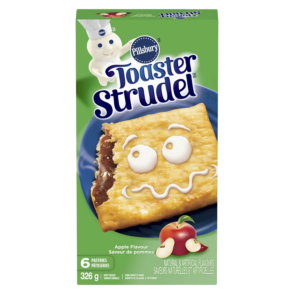 Pâtisseries pommes Toaster Strudel de Pillsbury 6 pâtisseries, 326 g