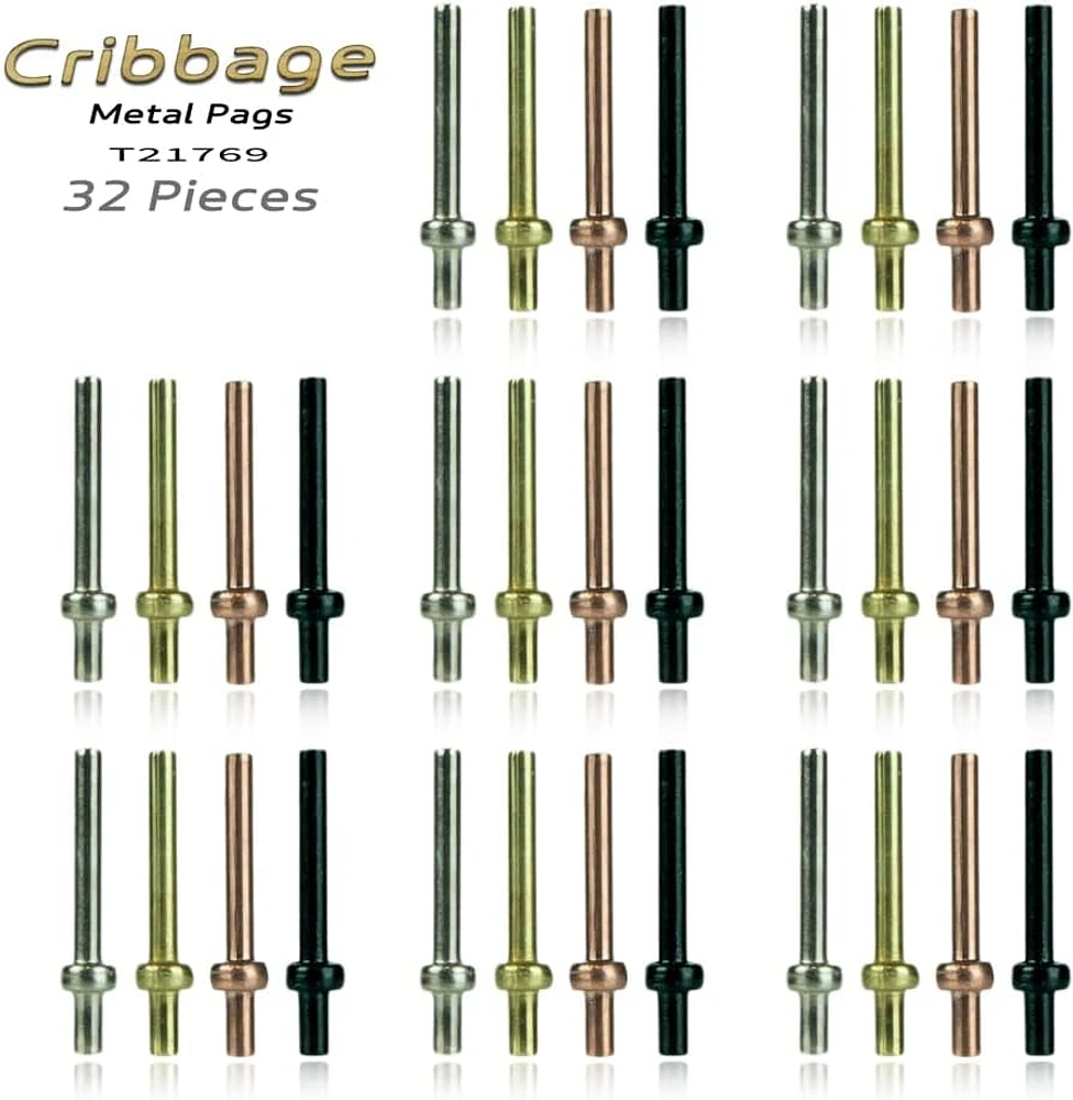 Tradeopia Cribbage 32 Metal Pegs