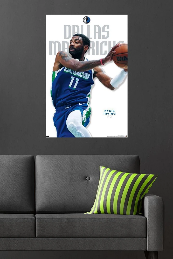 NBA Dallas Mavericks - Kyrie Irving Feature Series 23 Wall Poster, 22.375" x 34"