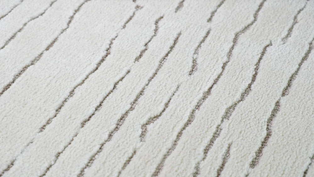 Rug Branch Tapis d'intérieur touffeté à la main moderne bohème gris beige Maya