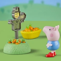 Peppa Pig Peppa's Adventures Le jardin de Peppa, jouet préscolaire avec 2 figurines et 3 accessoires, dès 3 ans