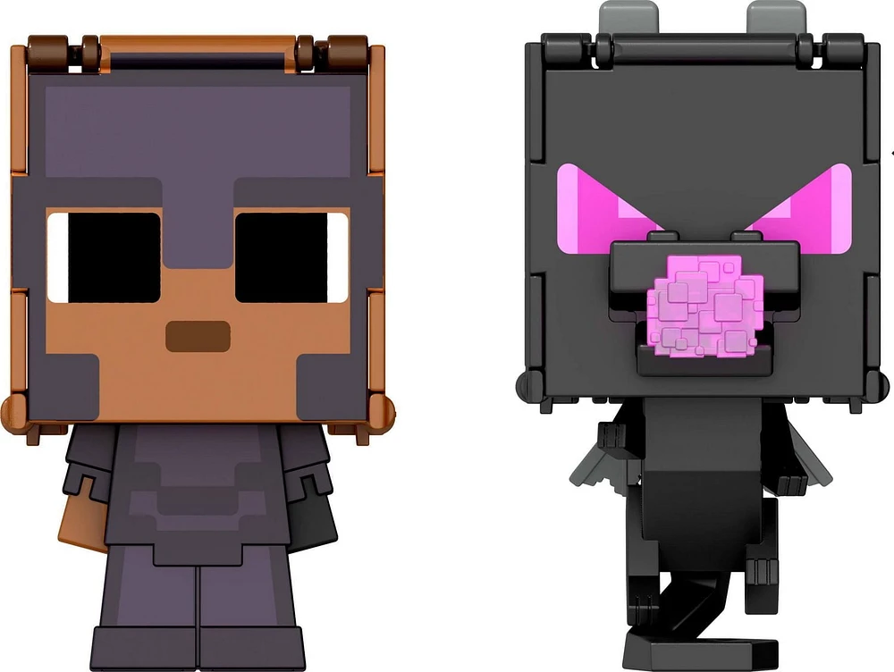 Minecraft Flippin' Figs Coffret de 2 Sunny et Dragon de l’Ender