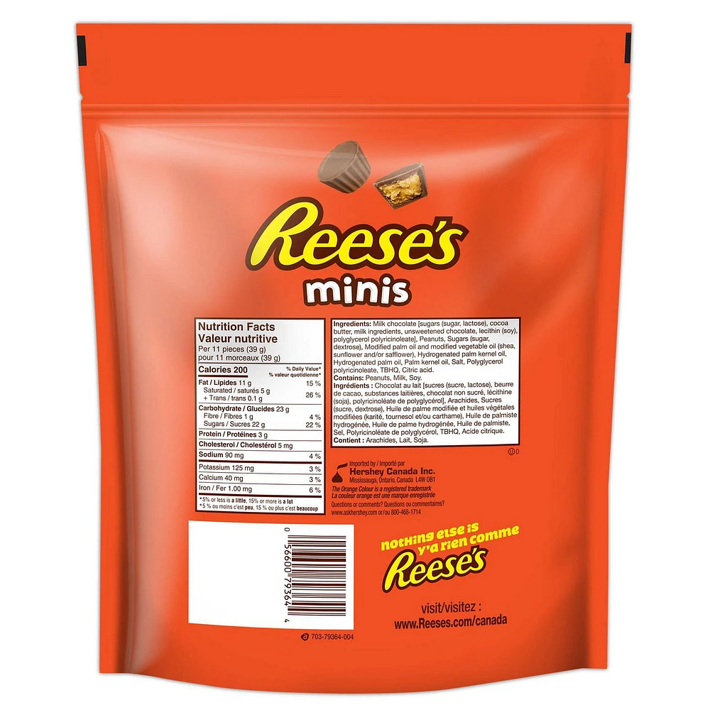 REESE'S Minis PEANUT BUTTER CUPS Candy, 800g