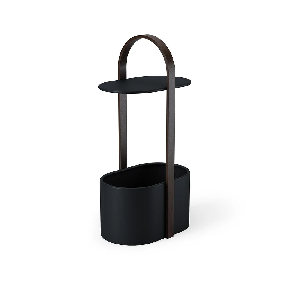 Table de rangement Umbra Bellwood, noir / noyer