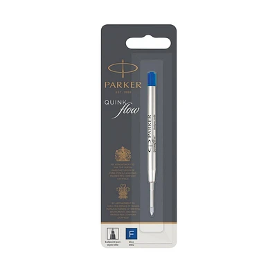 Parker Ballpoint Refill, Medium, Blue