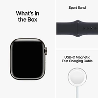 Apple Watch Series 8 + Cellular with stainless steel case