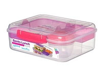 Bento et contenant pour aliments de la collection Sistema To Go, 6,9 tasses, clair, couleurs assorties 1,65 l, Les couleurs varier.