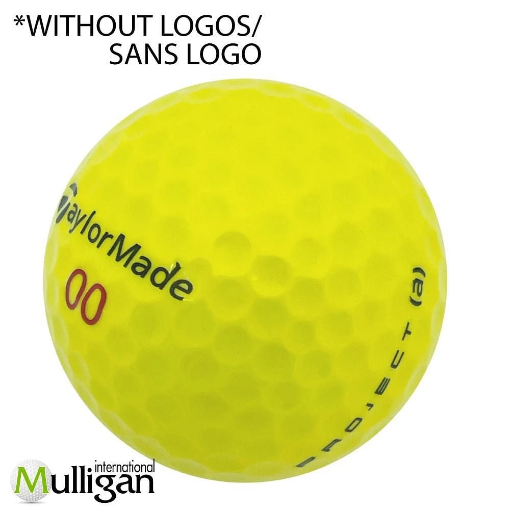 Mulligan - 48 balles de golf récupérées Taylormade Project (a) 5A Pristine, Jaune