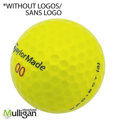 Mulligan - 48 balles de golf récupérées Taylormade Project (a) 5A Pristine, Jaune