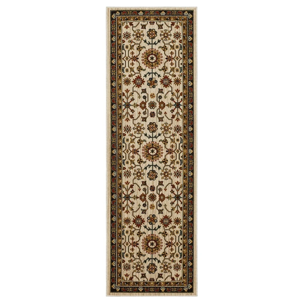 Mohawk Home Monaveen Cream Woven Polyester Area Rug