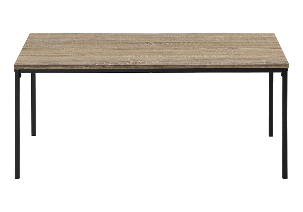 Monarch Specialties  Ensemble De Tables, Ensemble De 3 Pièces, Café, Bout, Métal Noir, Stratifié Taupe Foncé, Contemporain, Moderne
