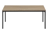 Monarch Specialties  Ensemble De Tables, Ensemble De 3 Pièces, Café, Bout, Métal Noir, Stratifié Taupe Foncé, Contemporain, Moderne
