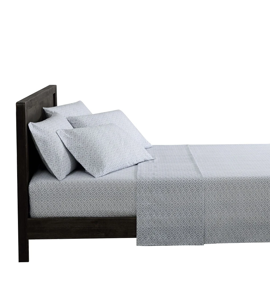 Hometrends Super Soft Printed Luxury Sheet Set 6pcs, Sizes: Twin/XL-King