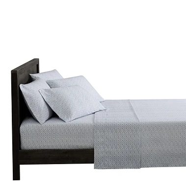Ensemble de draps luxueux imprimés ultra doux de 6 pièces hometrends Taille : 1 place/très grand