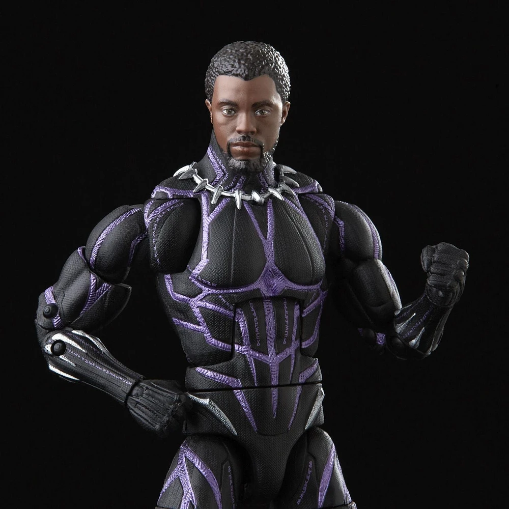 Marvel Legends Series Black Panther Legacy Collection Black Panther 6-inch Action Figure Collectible Toy, 3 Accessories