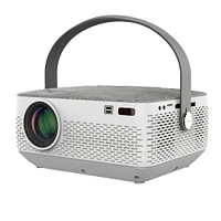 RCA Bluetooth Home Theater Projector 720P with Carrying Handle and Built-In Rechargeable Battery, RCA HOME PROJECTOR BT 720p