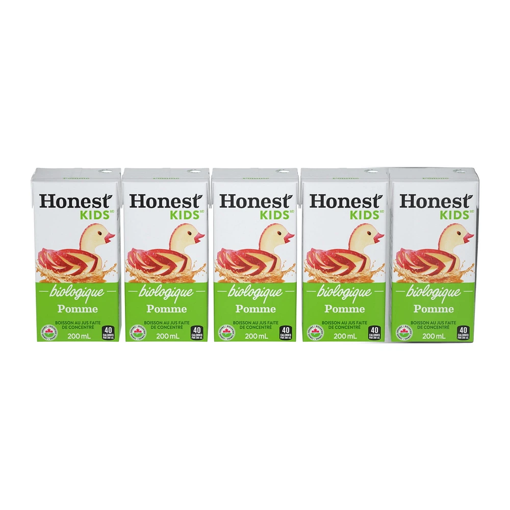 Honest Kids Apple 200 mL carton, 5 Pack, 200 x mL