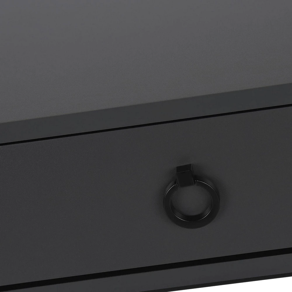 Monarch Specialties Computer Desk, Home Office, Laptop, Storage Drawers, 42"l, Work, Metal, Laminate, Grey, Black, Contemporary, Modern