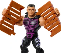 WWE Knuckle Crunchers Dominik Mysterio Action Figure & Accessories, Bone-Crunching Movement, 3.25-inch