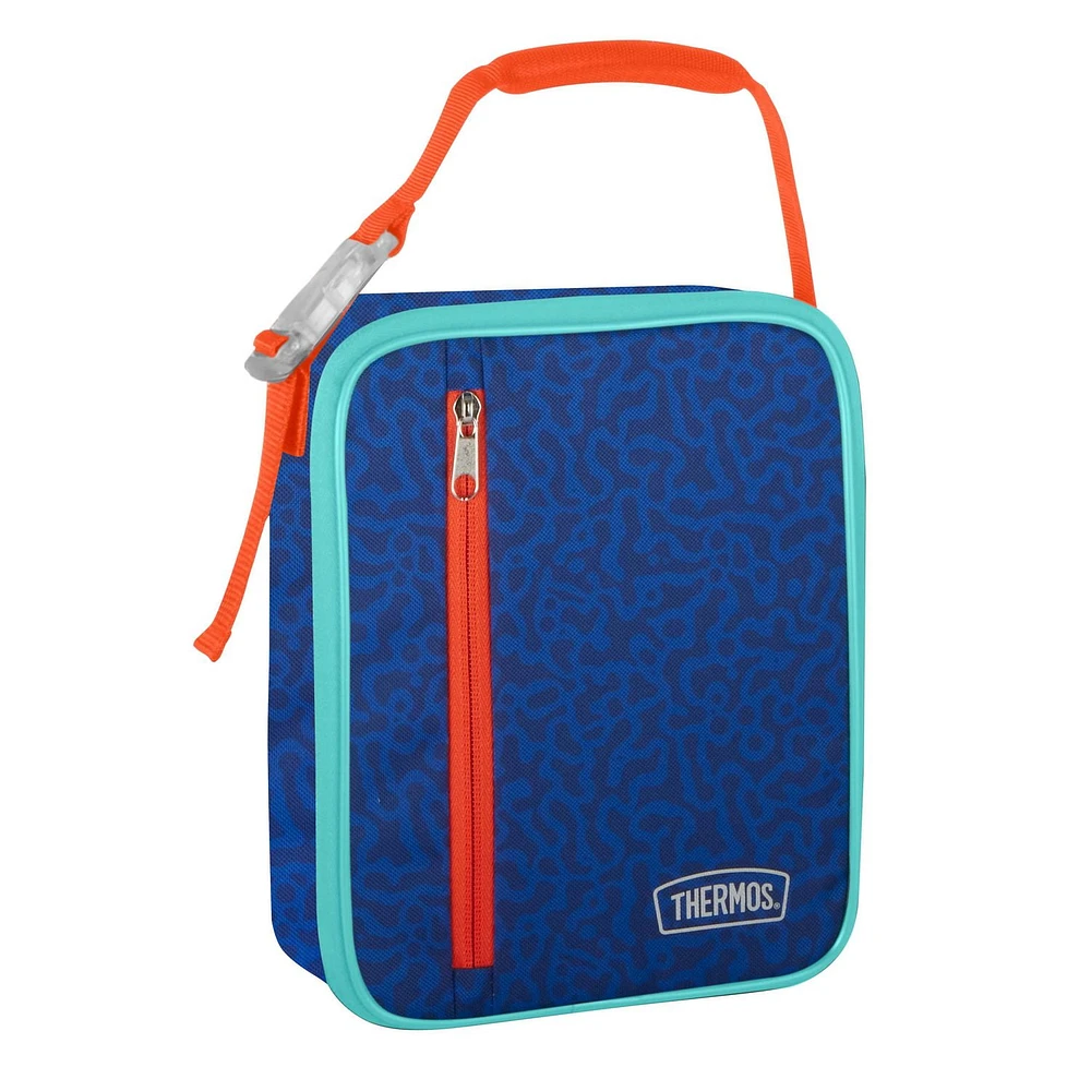 Boîte à Lunch Verticale Réutilisable Thermos Kids avec Doublure, Bleue