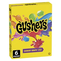 Gushers aux Fruits de Betty Crocker Sans gluten Coulis de raisin et Saveurs tropicales 6 sachets, 138 g