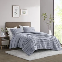 Beautyrest Maddox 3 Piece Oversized Duvet Cover Set