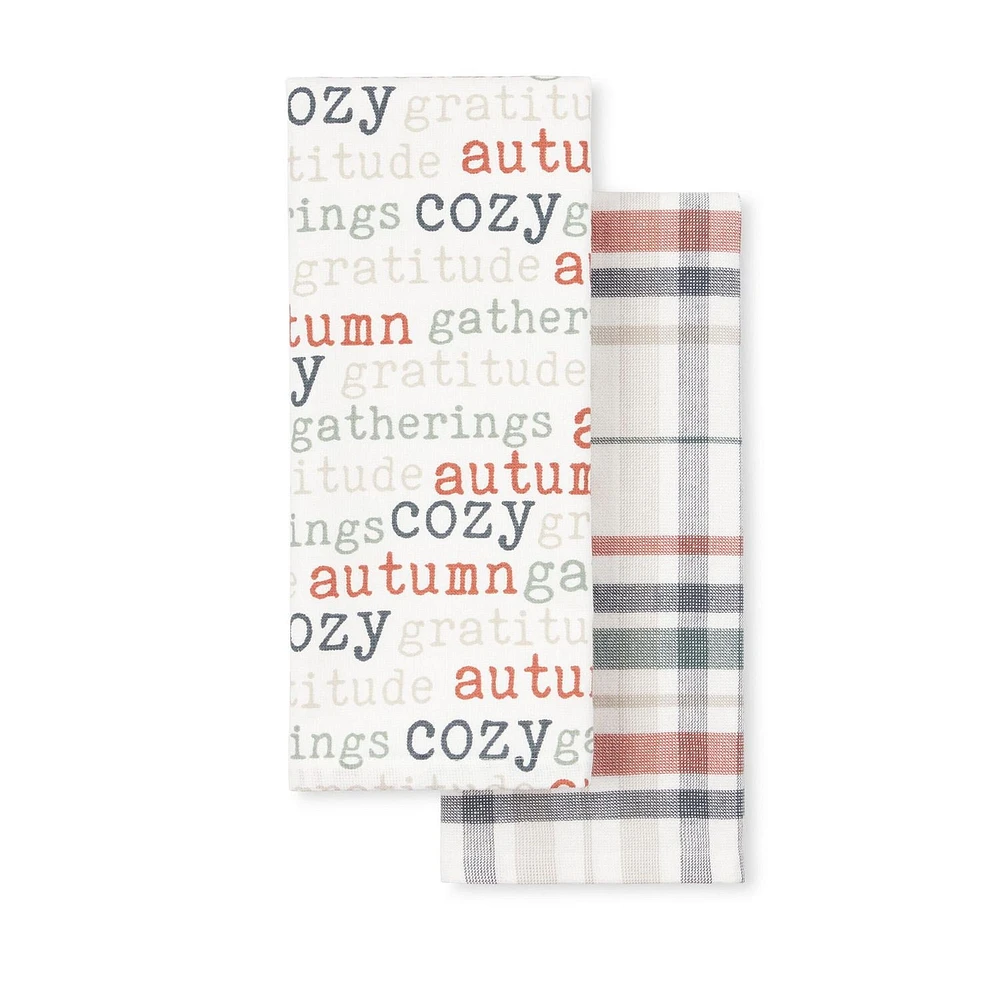 hometrends Kitchen Towels, 2 Pack