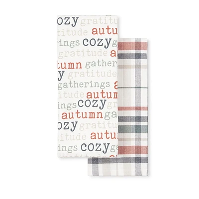 Serviettes de cuisine hometrends, paquet de 2