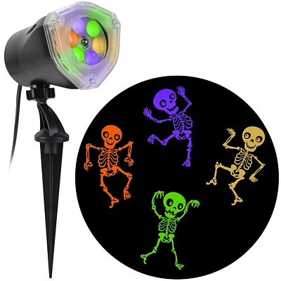Projection de lumière Whirl a Motion Happy Skeletons (GYPlO)