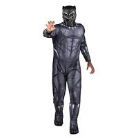 Costume de Panthère Noire Adulte MARVEL - Combinaison Rembourrée et Masque en Plastique 3D
