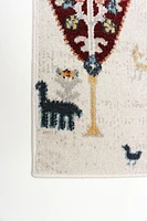 Tapis Lavable ECARPET Boho Chic pour Chambre, Salon, Chambre d'Enfant, Couloir