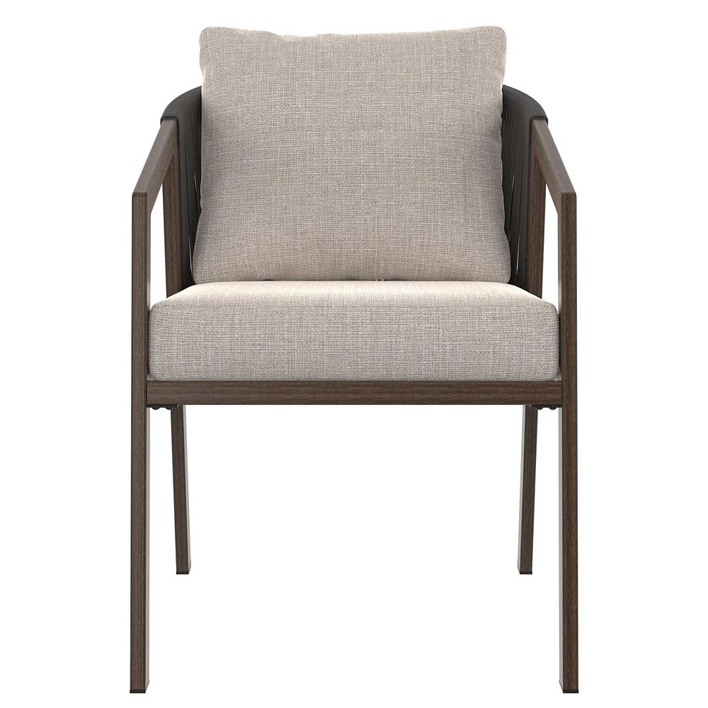 Ensemble table et chaises 5 pièces pour patio Laval Better Homes & Gardens - Brun Osier tissé à la main