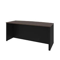 Bestar Connexion 71W Desk Shell in slate & sandstone