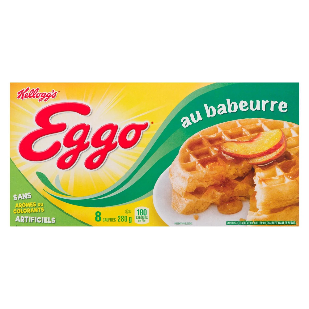 EGGO  Buttermilk Waffles, 280g (8 waffles), Eggo Buttermilk Waffles 280g