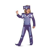Costume d’armure de diamant enchanté Minecraft de l’enfant